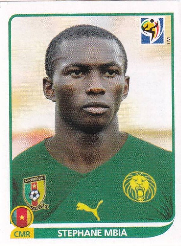Stephane Mbia / Kamerun / Panini WM 2010 / Basis Bild / Nr. 400