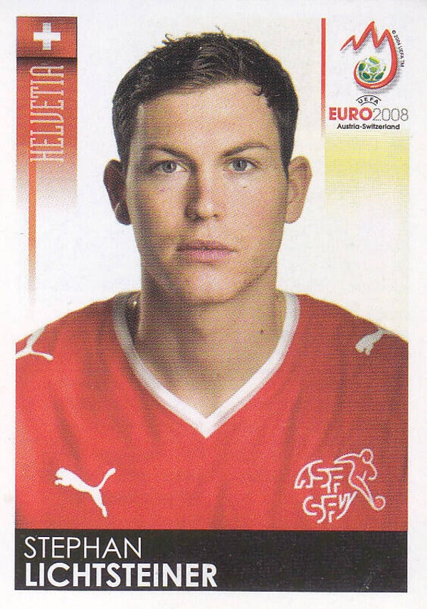 Stephan Lichtsteiner - Schweiz - Panini EM 2008 - Basis Bild - Nr. 57