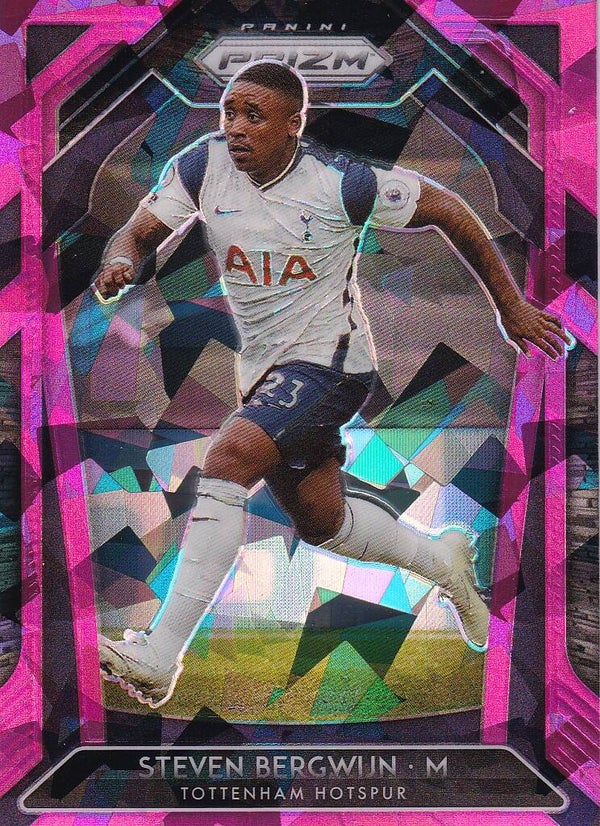 Steven Bergwijn - Tottenham Hotspur - Panini Prizm Premier League 2020 - Pink Karte - Nr. 163