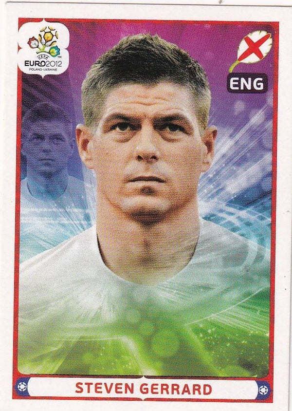 Steven Gerrard / England / Panini EM 2012 / Basis Bild / Nr. 510