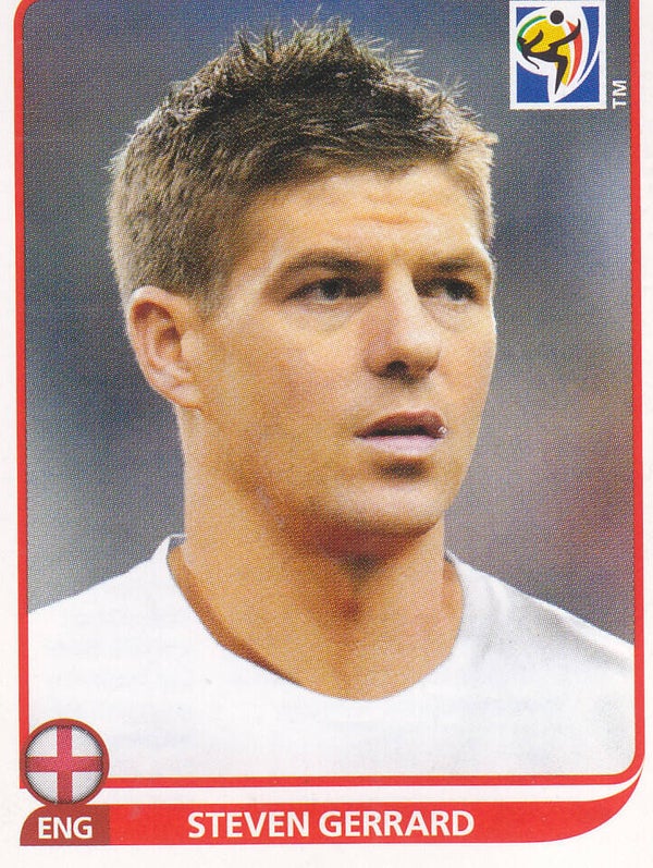 Steven Gerrard / England / Panini WM 2010 / Basis Bild / Nr.192