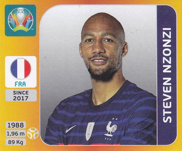 Steven Nzonzi / Frankreich / Panini EM 2020 / Basis Bild / Nr.583