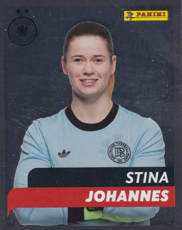 Stina Johannes - Panini - 125 Jahre DFB Fußballgeschichte - Glitzer - Nr. 27