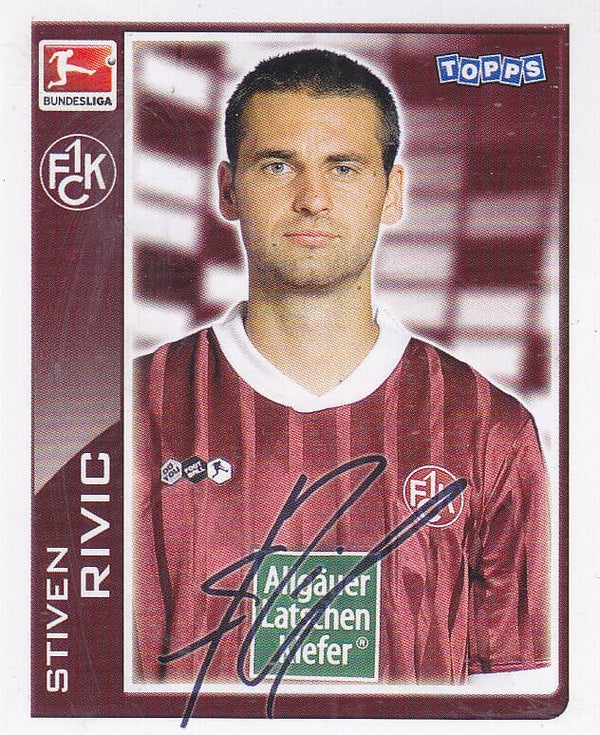 Stiven Rivic / 1.FC Kaiserslautern / Topps Bundesliga 2010 / Basis Bild / Nr, 163