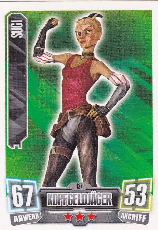 Sugi / Topps Star Wars Force Attax 2011 / Kopfgeldjäger / Söldner / Nr. 127