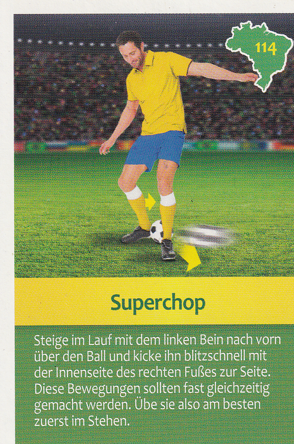 Superchop - Entdecke Brasilien - Sport Karte - Nr. 114