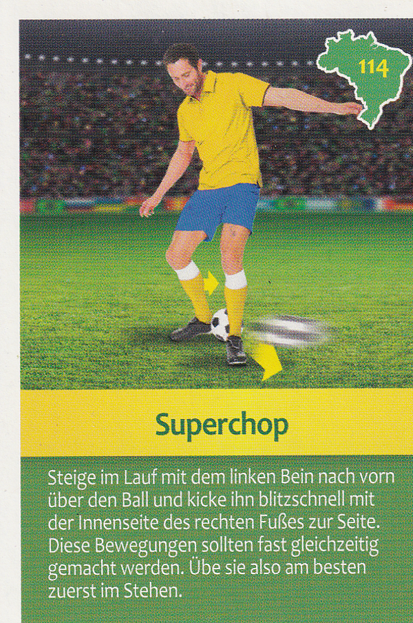 Superchop - Entdecke Brasilien - Sport Karte - Nr. 114