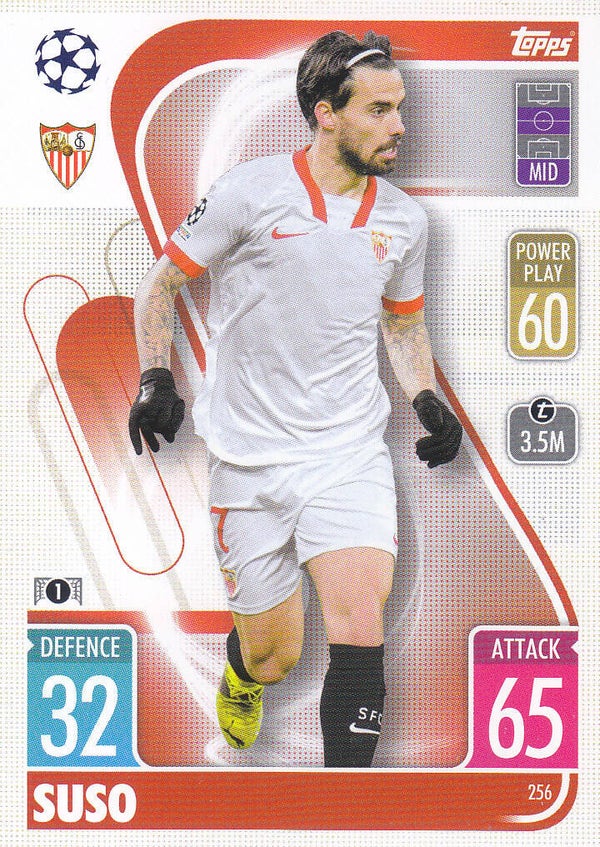 Suso / FC Sevilla / Topps Champions League 2021 / Basis Karte / Nr.256