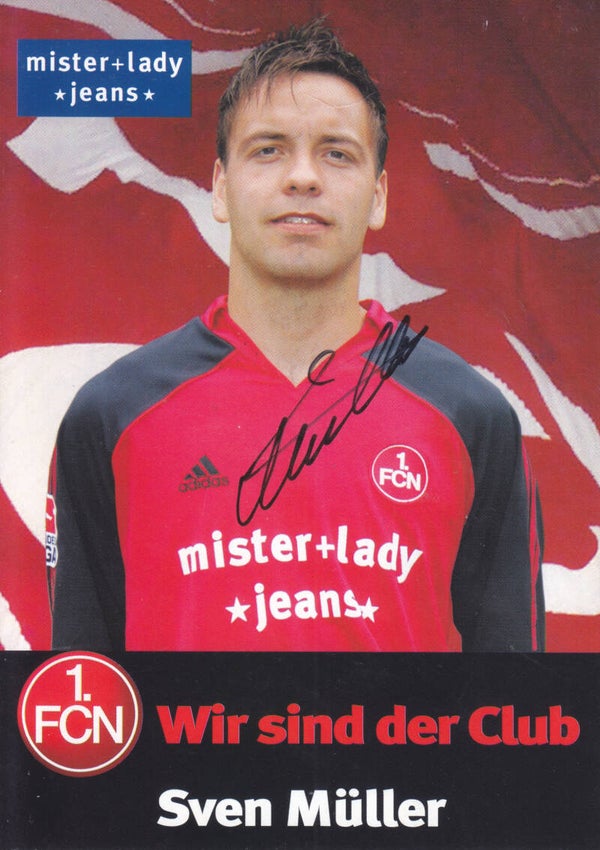 Sven Müller / 1.FC Nürnberg / Autogrammkarte 2005