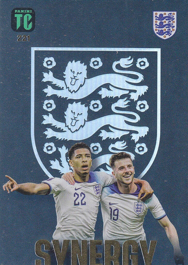 Jude Bellingham & Mount / England / Panini Top Class / Synergy Karte / Nr. 221
