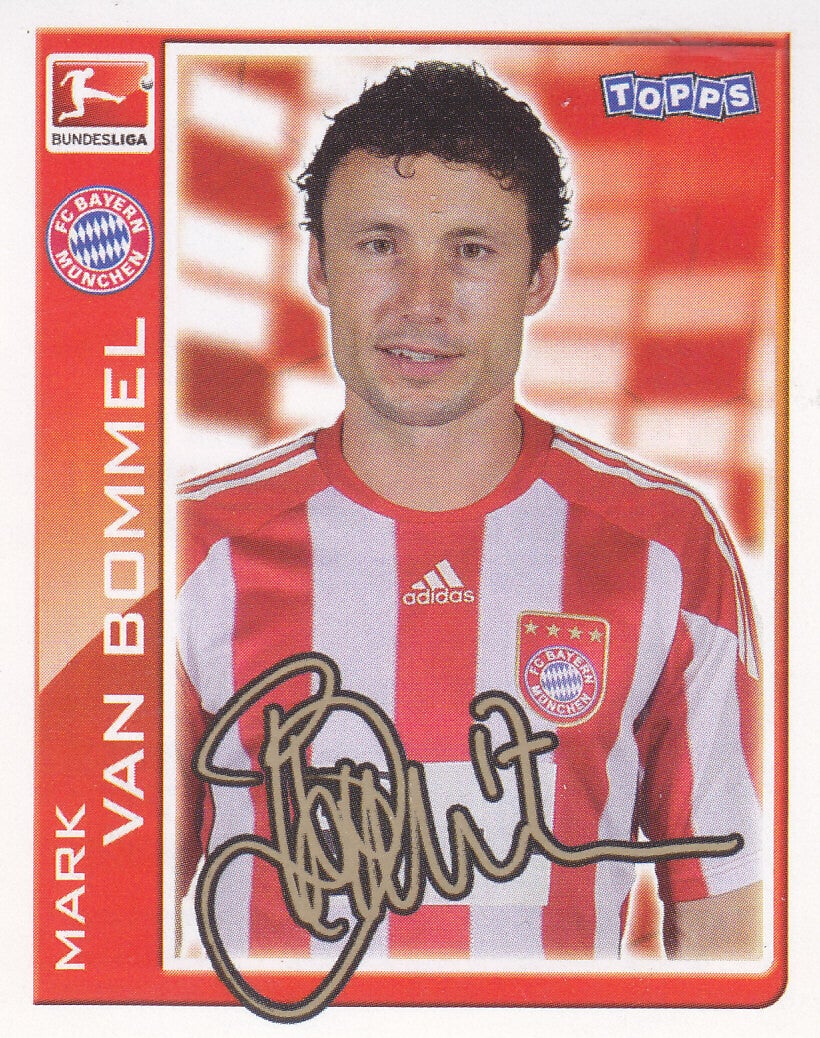 Mark van Bommel / FC Bayern München / Topps Bundesliga 2010 / Basis Bild / Nr.307
