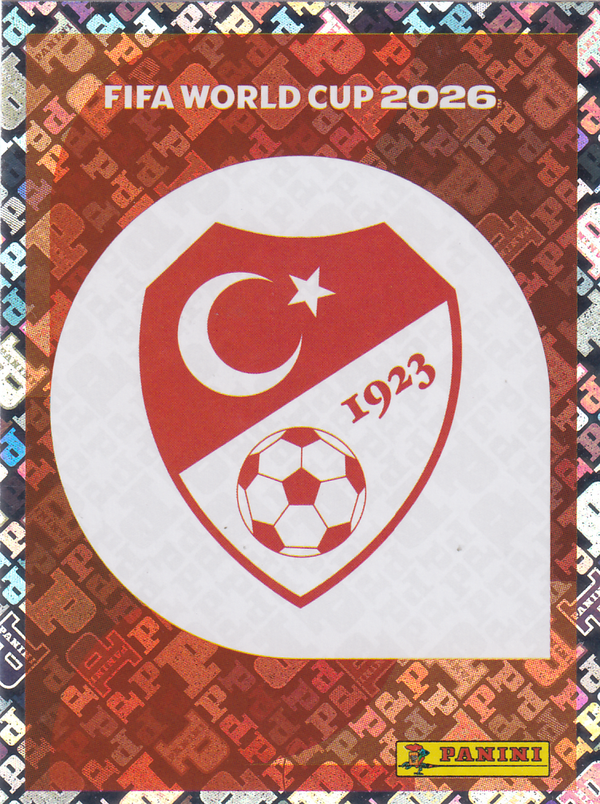Türkei - Panini WM 2026 - Vereinslogo - Glitzer - TUR1