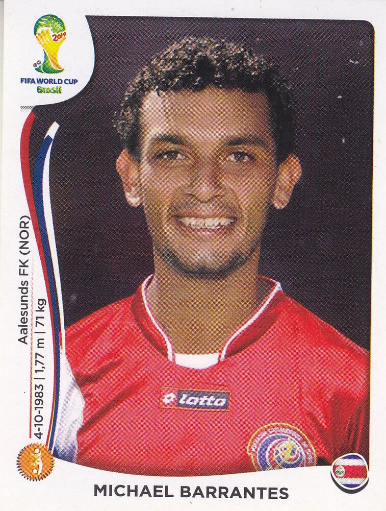 Michael Barrantes / Costa Rica / Panini WM 2014 / Basis Bild / Nr. 292
