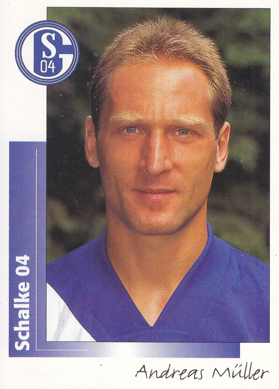 Andreas Müller / FC Schalke 04 / Panini Bundesliga 1996 / Basis Bild / Nr.281