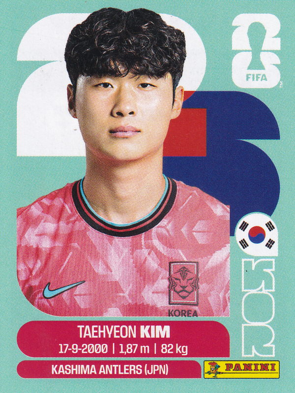 Taehyeon Kim - Südkorea - Panini WM 2026 - Update - KOR9a
