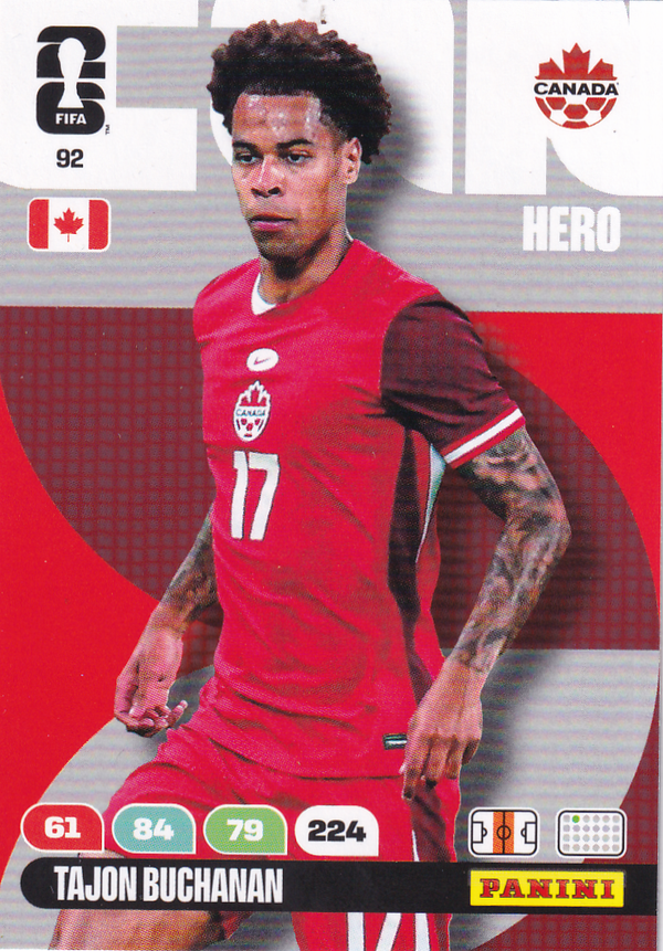 Tajon Buchanan - Canada - Panini WM 2026 - Hero - Nr. 92
