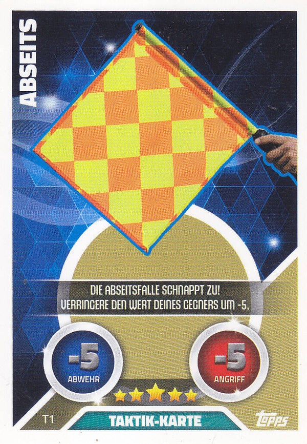 Taktik Karte Abseites 2016 Nr.T1