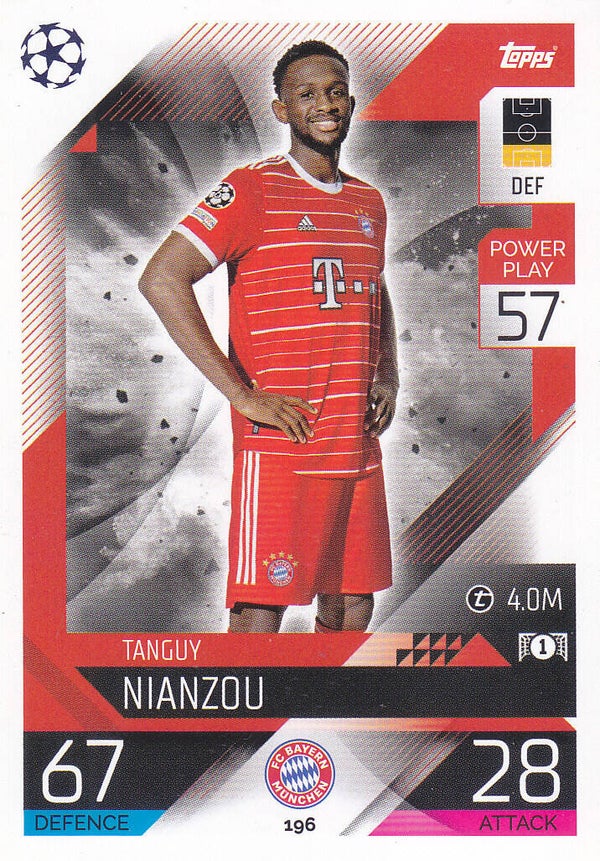 Tanguy Nianzou / FC Bayern München / Topps Champions League 2022 / Basis Karte / Nr.196