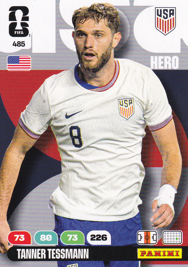 Tanner Tessmann - USA - Panini WM 2026 - Hero - Nr. 485