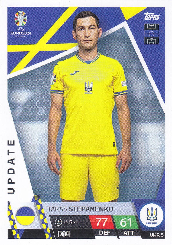 Taras Stepanenko / Ukraine / Topps EM 2024 / Update Karte / Nr. UKR 5