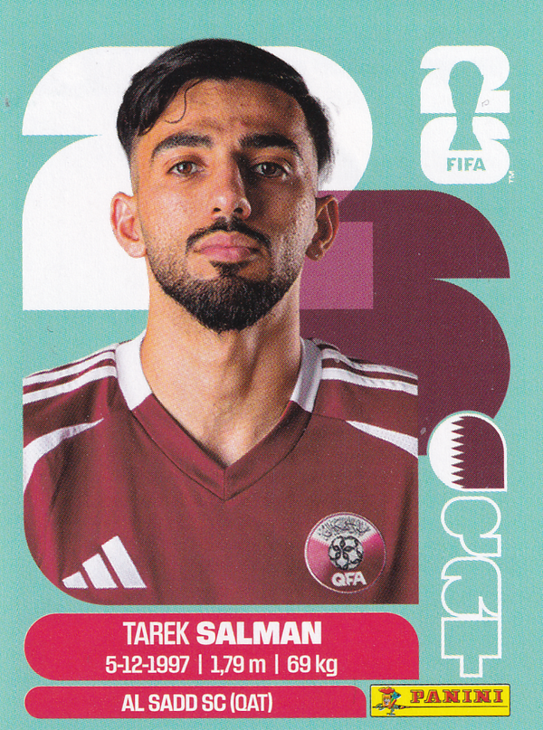 Tarek Salman - Qatar - Panini WM 2026 - Basis Bild - QAT8
