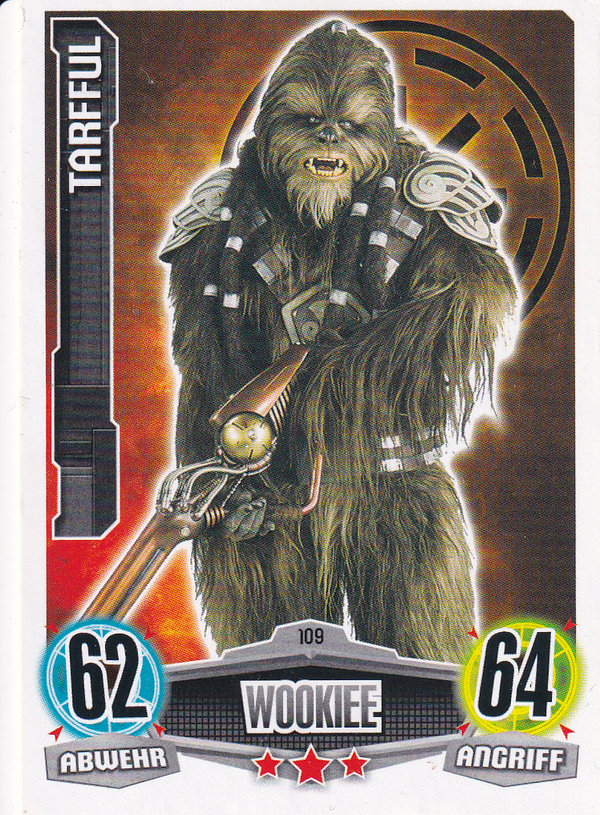 Tarfful - Topps Star Wars 2012 - Force Attax - Wookiee - Nr. FAMOV1 109