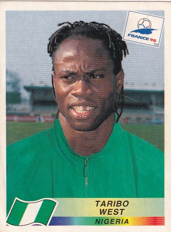 Taribo West - Nigeria - Panini WM 1998 - Basis Bild - Nr. 248