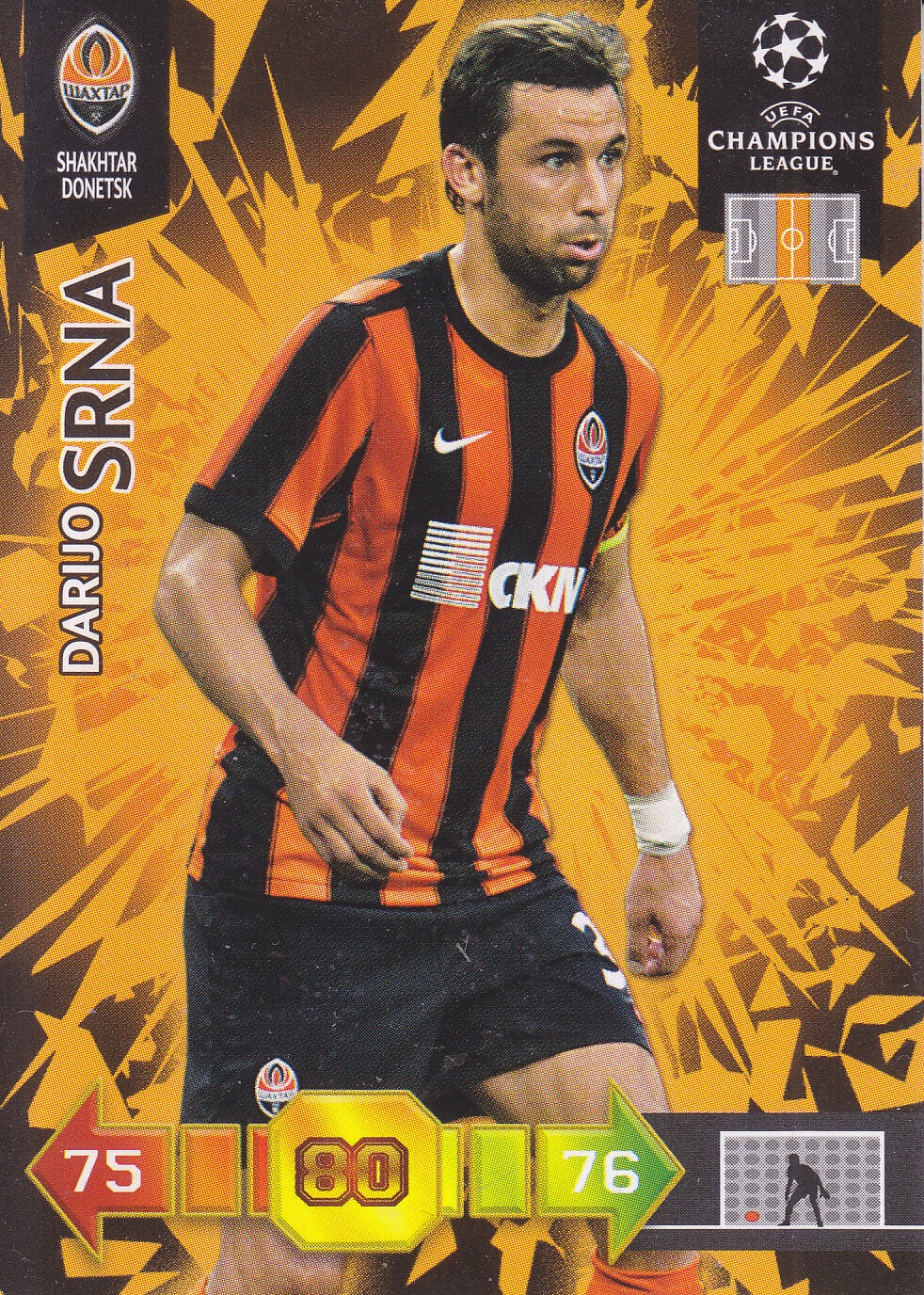 Darijo Srna / Shakhtar Donetsk / Panini Champions League 2010 / Basis Karte / Nr.303