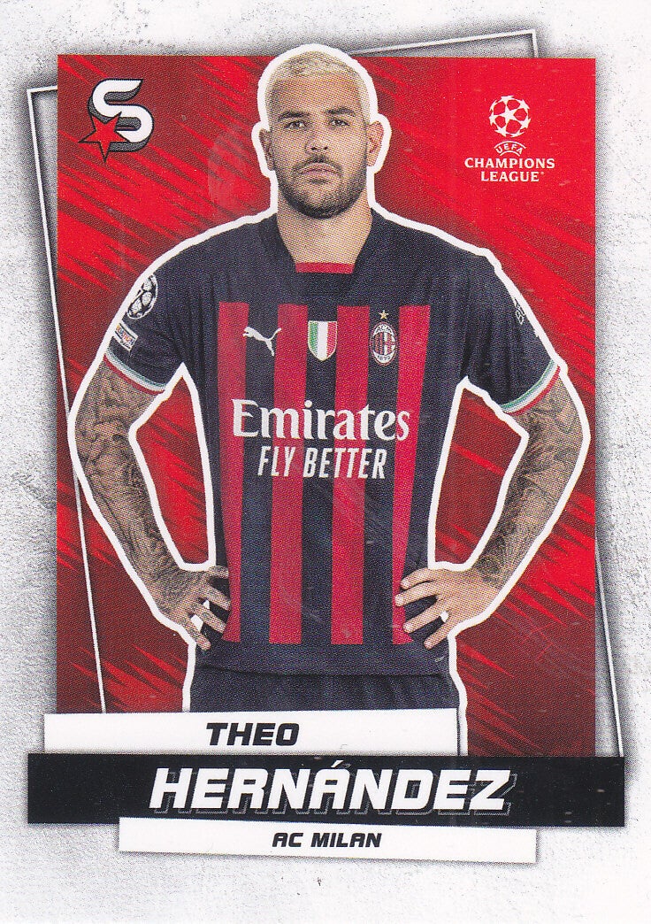 Theo Hernandez / AC Mailand / Topps Superstars 2022 / Basis Karte / Nr.68