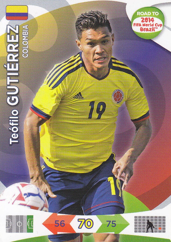 Teofilo Gutierrez - Kolumbien - Panini Road to 2014 Fifa World Cup Brazil - Nr. 36