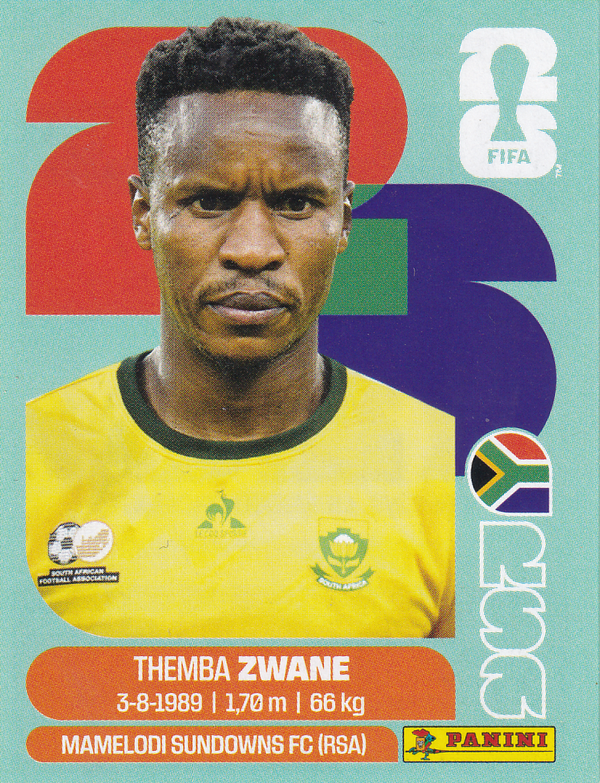 Themba Zwane - Südafrika - Panini WM 2026 - Update - RSA14a