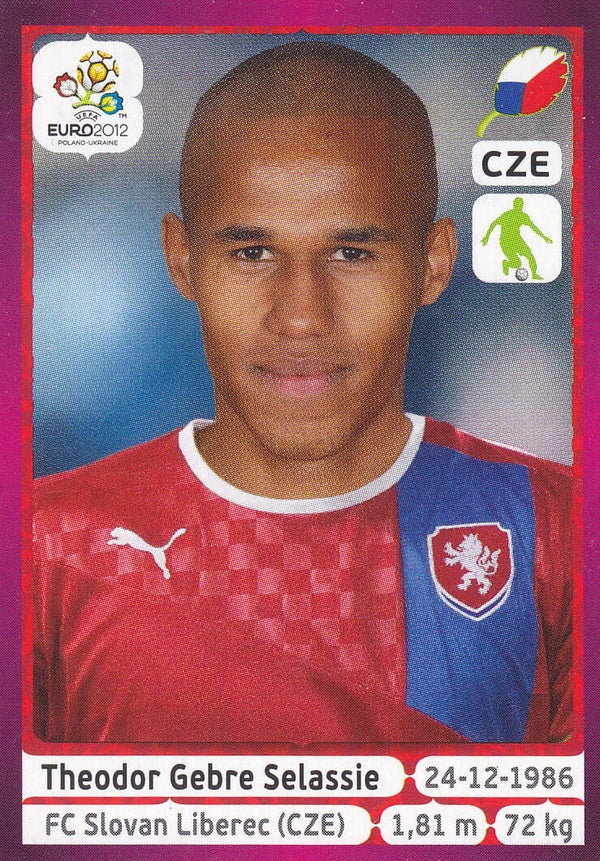 Theodor Gebre Selassie / Tschechien / Panini EM 2012 / Basis Bild / Nr. 148