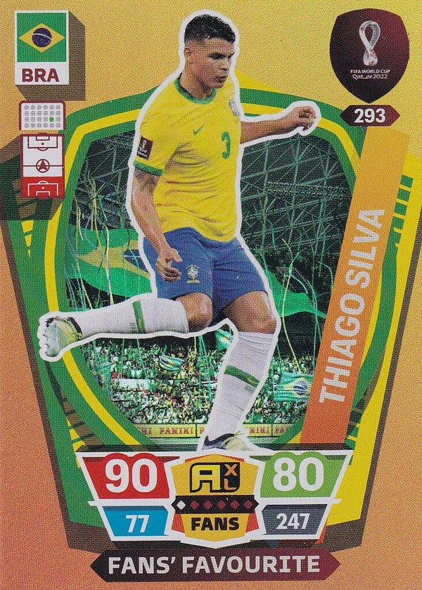 Thiago Silva / Brasilien / Panini WM 2022 / Fans Favourite / Nr. 293