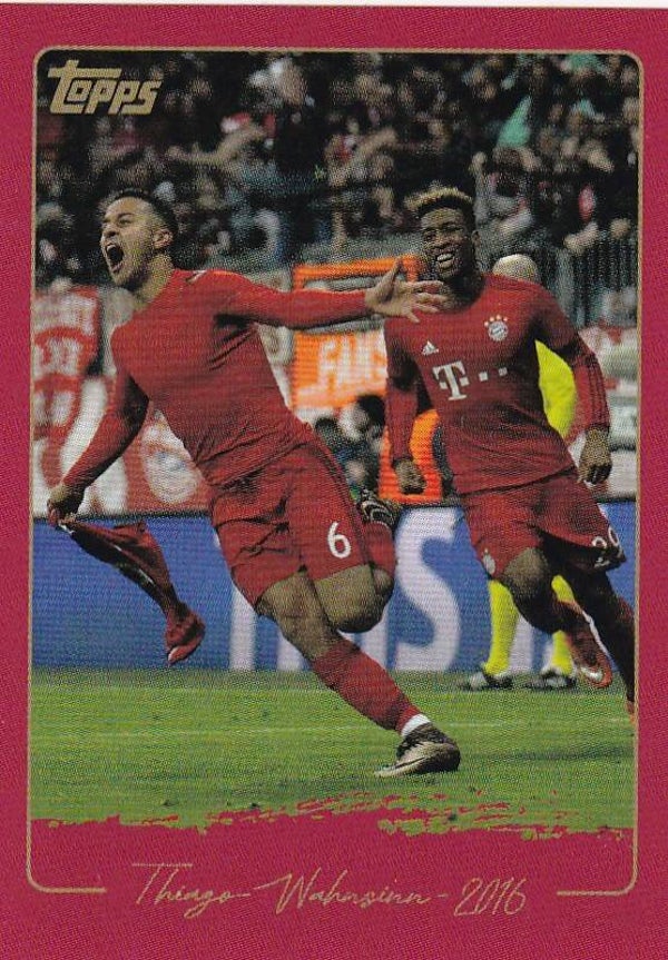 Thiago Wahnsinn 2016 / Topps 125 Jahre FC Bayern München / Nr. 18