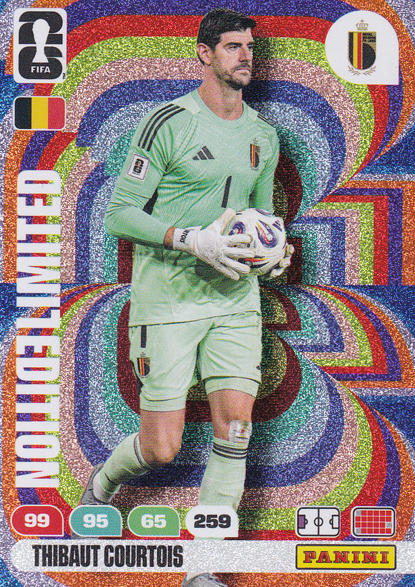 Thibaut Courtois - Belgien - Panini WM 2026 - Limited Edition - Nr. LE-TC