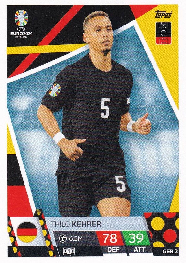 Thilo Kehrer / Deutschland / Topps EM 2024 / Basis Karte / Nr. GER 2