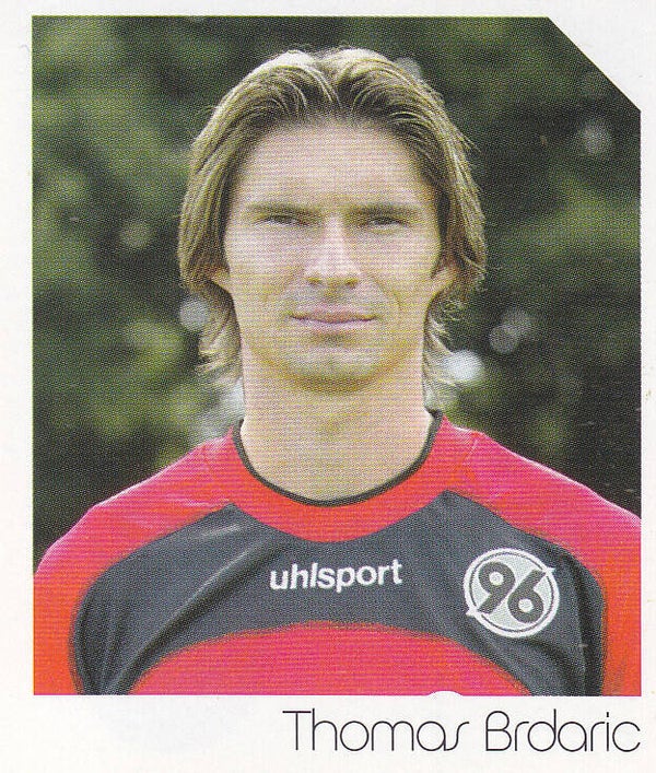 Thomas Brdaric / Hannover 96 / Panini Bundesliga 2003 / Basis Bild / Nr. 239