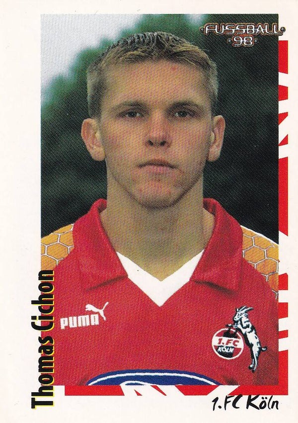 Thomas Cichon - 1.FC Köln - Panini Bundesliga 1998 - Basis Bild - Nr. 257