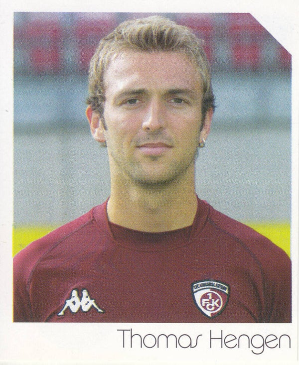 Thomas Hengen / 1.FC Kaiserslautern / Panini Bundesliga 2003 / Basis Bild / Nr. 254