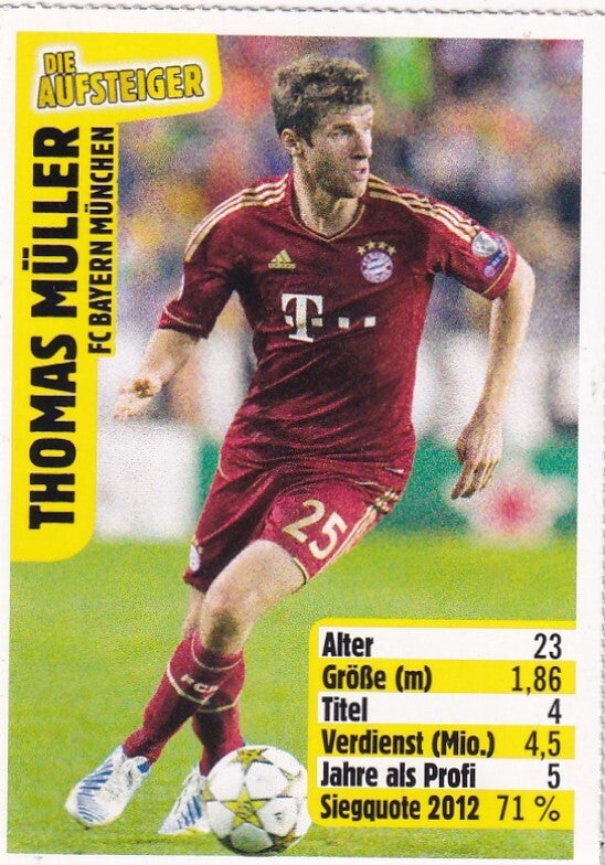 Thomas Müller / FC Bayern München / Weltstar Quartett