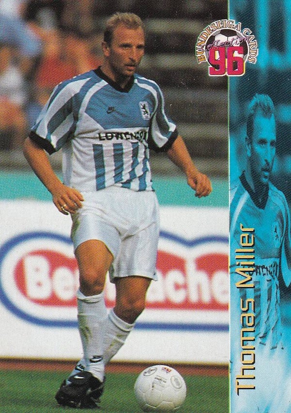 Thomas Miller / TSV 1860 München / Panini Bundesliga 1996 / Basis Karte / Nr. 160