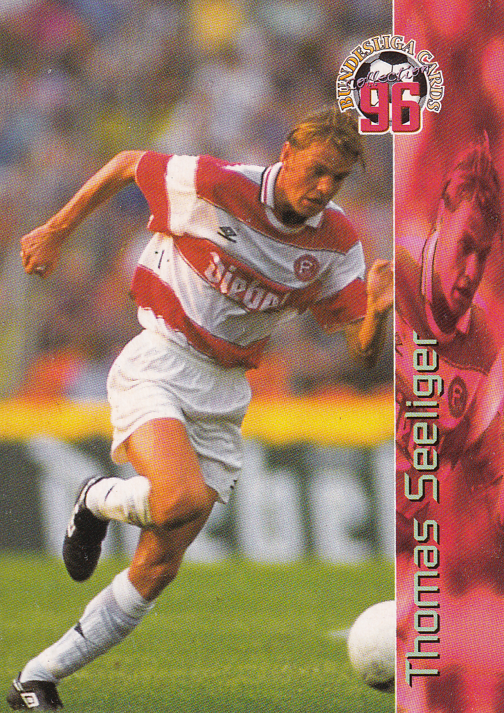 Thomas Seeliger - Fortuna Düsseldorf - Panini Bundesliga 1996 - Basis Karte - Nr. 189