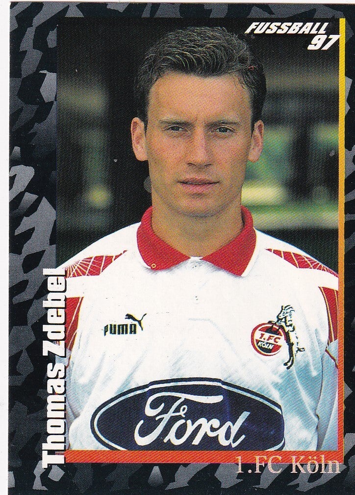 Thomas Zdebel / 1.FC Köln / Panini Bundesliga 1997 / Basis Bild / Nr. 310