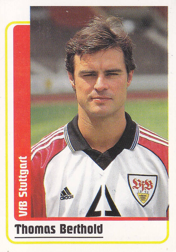 Thomas Berthold / VFB Stuttgart / Panini Bundesliga 1999 / Basis Bild / Nr.92
