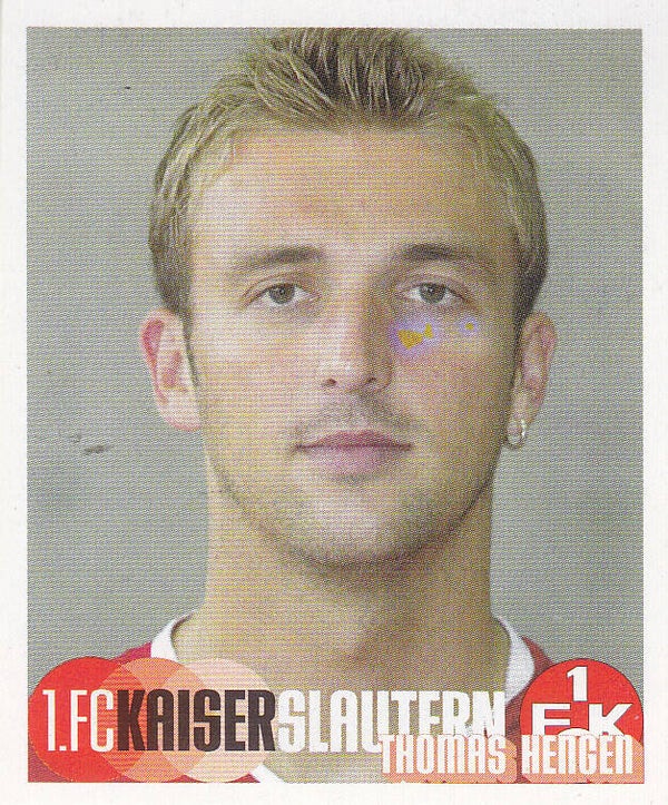 Thomas Hengen / 1.FC Kaiserslautern / Panini Bundesliga 2002 / Basis Bild / Nr. 261