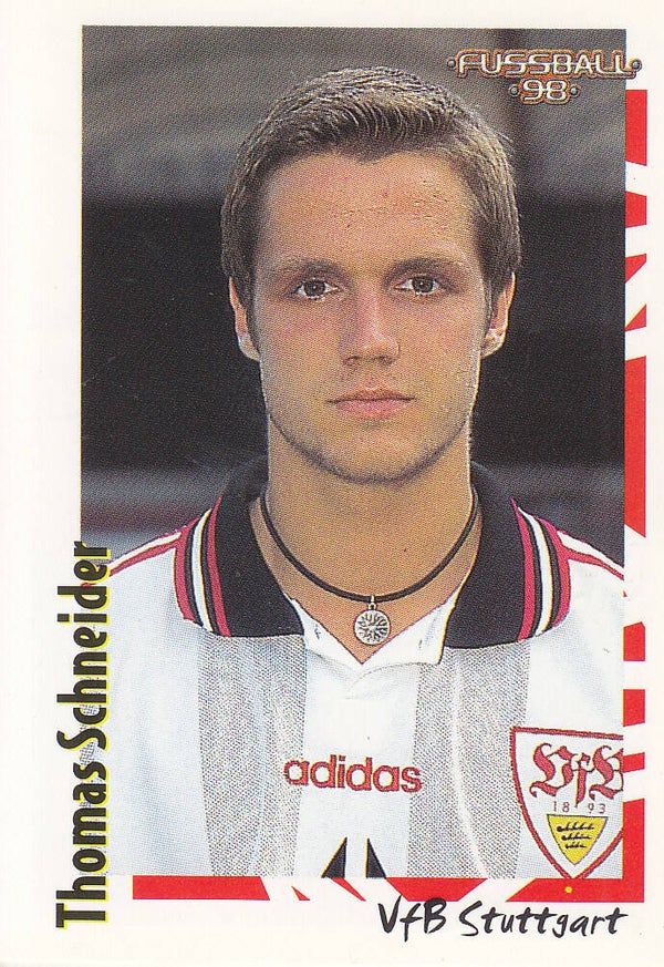 Thomas Schneider / VFB Stuttgart / Panini Bundesliga 1998 / Basis Bild / Nr.98