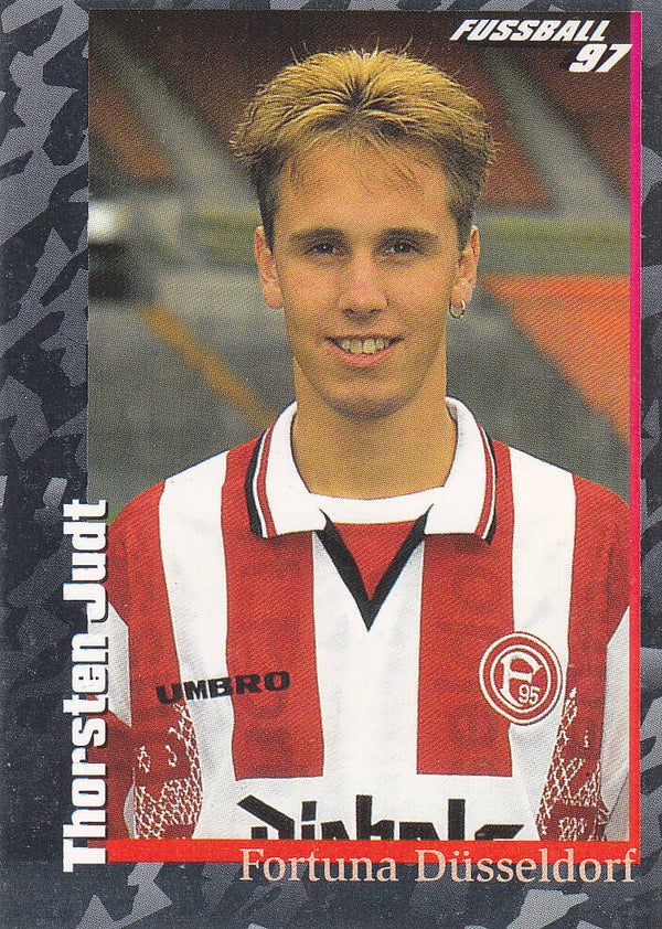 Thorsten Judt / Fortuna Düsseldorf / Panini Bundesliga 1997 / Basis Bild Schwarz / Nr.328
