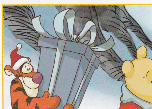 Tigger Ferkel Winnie Puuh I-Aah - Panini Zauberhafte Weihnachten mit Disney - Nr. 114