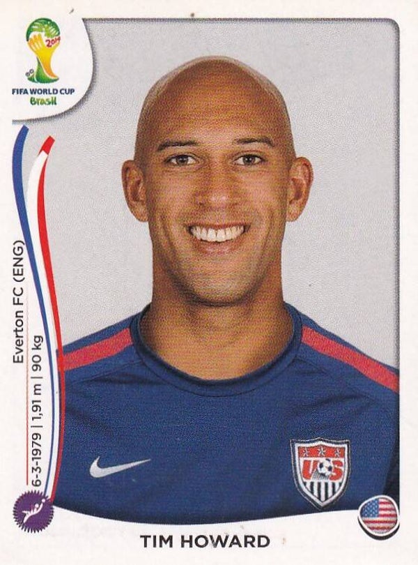 Tim Howard - USA - Panini WM 2014 - Basis Bild - Nr. 547