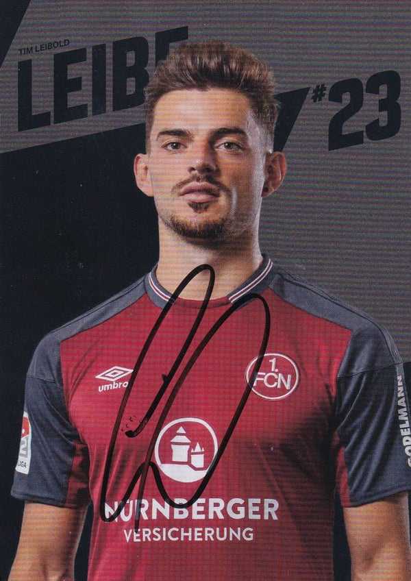 Tim Leipold / 1.FC Nürnberg / Autogrammkarte 2017